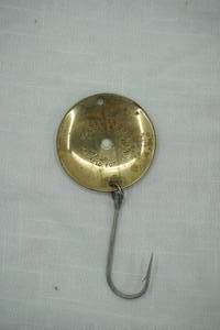 lot 10 image: Vintage Canadian Baits Round Spoon Lure