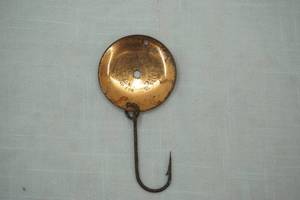 lot 12 image: Vintage Canadian Baits Round Spoon Lure