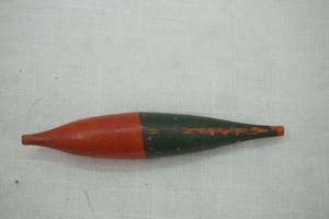 lot 65 image: VintageAntique Wooden Bobber
