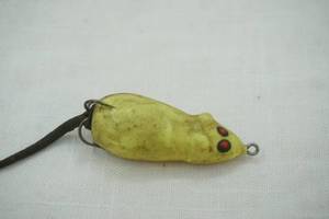 lot 105 image: Vintage Rubber Mouse Fishing Lure