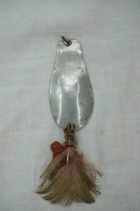 lot 126 image: AntiqueVintage Treble Hook Spoon Lure