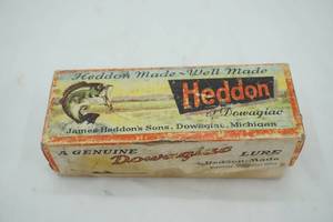 Vintage Heddon "Crazy Crawler" in original packaging
