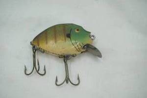 lot 159 image: Vintage Heddon Pumpkinseed Fishing Lure