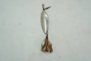 lot 231 image: Vintage 4 Brothers (GM Skinner) Willow Leaf Spinner Spoon Lure