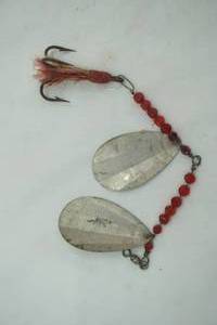lot 247 image: Vintage Gibbs Davis 4 Spinner Spoon Lure