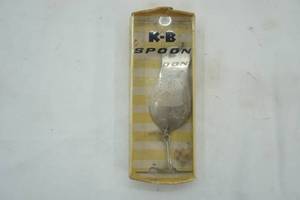 lot 266 image: Vintage KB Spoon Lure in original packaging
