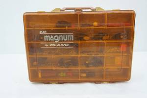 lot 332 image: Plano Magnum 1141 Tackle Organizer & Contents
