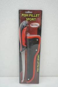 lot 355 image: NEW Rite Edge Fish Fillet Sport Knife and Sheath