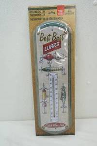lot 430 image: NEW Nostalgic Tin Thermometer