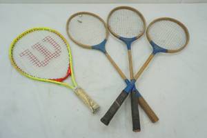 lot 440 image: bad mitten rackets
