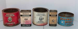 lot 16 image: Vintage Tins
