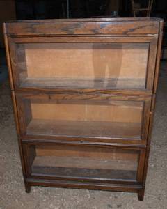 Antique Gunn Sectional Barrister Bookcase – 34"W x 11"D x 48"T