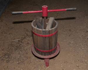 lot 34 image: Fruit Wine Press  30 Tall, As-Is