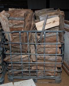 lot 37 image: Large Bin of Fire Wood #2 - Heavy Load