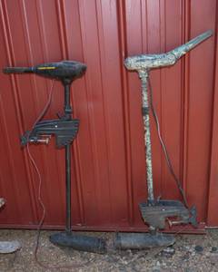 lot 46 image: Two Minn Kota Trolling Motors  Unknown Condition