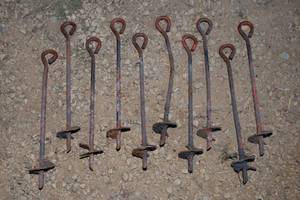 lot 57 image: Set of 10 Ground Stakes