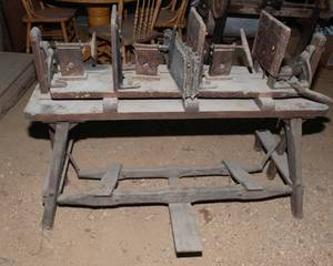 Antique Champion Egg Case Machine – Early 1900s Wooden Crate Maker