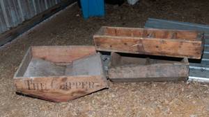 lot 135 image: Three Antique Crates