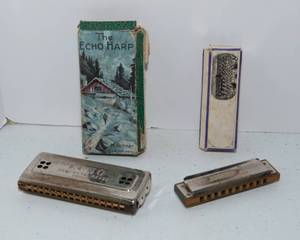 lot 103 image: Vintage Harmonicas