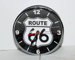 lot 146 image: Vintage Style Route 66 Wall Clock