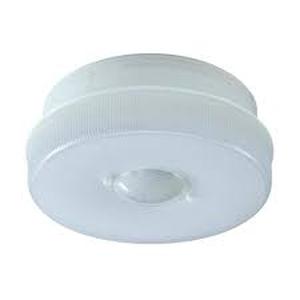 lot 12 image: Lot of Defiant 360-Degree White Motion Activated Battery Powered IndoorOutdoor 1-Head Dusk to Dawn LED Ceiling Light 1150 Lumen Customer Returns See Pictures