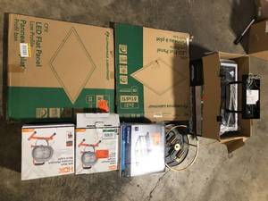lot 25 image: Lot of Assorted Lighting Various Models and Conditions Customer Returns See Pictures