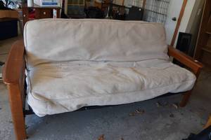 lot 357 image: Futon with Wood Frame