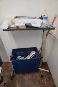 lot 284 image: Adjustable Height Rolling Workstation