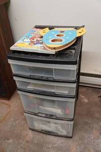 lot 277 image: Drawered Organizer with Contents - Electronics, Tools