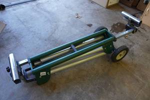 lot 311 image: Masterforce Rolling Miter Saw Stand