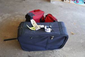 lot 403 image: Suitcase and Duffle Bags