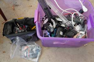 lot 251 image: Electronics and Tools - PS3 Controllers, Terk Antenna