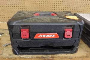 lot 392 image: Husky Tool Box with Tools