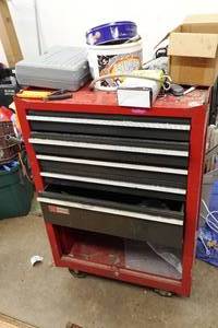 lot 288 image: Craftsman Tool Chest with Assorted Tools