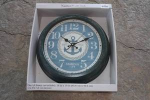 lot 335 image: 16 Nautical Wall Clock