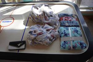 lot 320 image: Assorted Clothing - Pajamas, Wallet