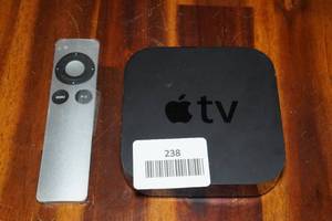 lot 238 image: Apple TV with Remote