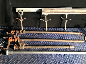 lot 71 image: Clamps for Woodworking - Curtain Rod for RV - Possible Clamp Step for RV-Boat or Vehicle and More
