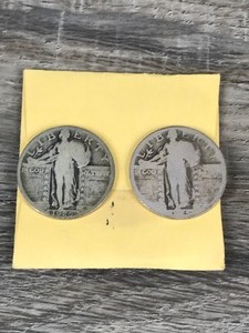 lot 266 image: 2 - 1925 Standing Liberty Quarters