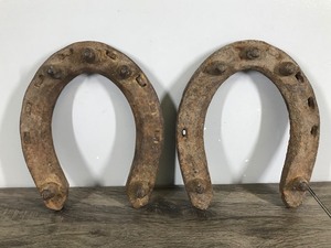 lot 319 image: Pair of Antique Horse Shoes