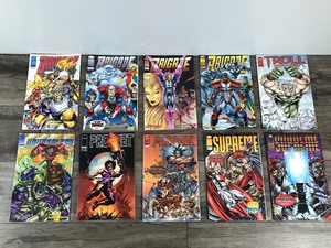 lot 325 image: Lot of 10 Image Comic Books - Brigade - Troll - Youngblood - Prophet - Supreme