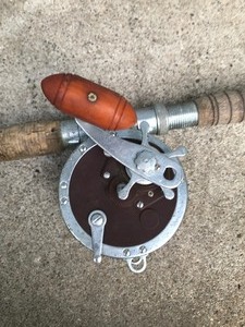 lot 349 image: Penn Master Mariner No 349 Fishing Reel with 63 Rod (Couldnt find a brand name on it)