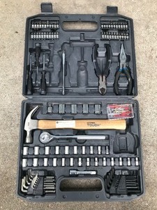lot 352 image: Hyper Touph 116 Piece Home Repair Set (Not all the pieces are present - see pictures)