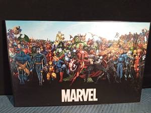 lot 58 image: Large Marvel picture