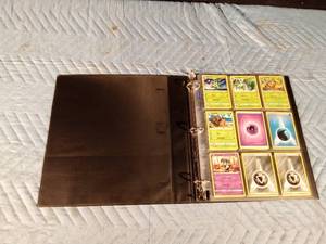 lot 45 image: 90 Pokemon cards in binder