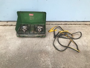 lot 368 image: Coleman Stove and Jumper Cables