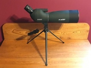 lot 375 image: SVBony Waterproof Spotting Scope - 25-75x70 (64-43ft 1000yds)