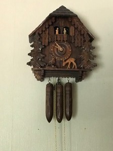 lot 377 image: Beautiful Hand Crafted Swiss Cuckoo Clock