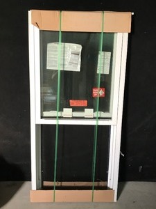 lot 14 image: Thermo Tech Windows 7600 Double Hung Vinyl FrameSash Low-E 272 Argon Fill (New)