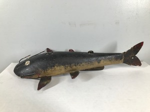Collectible Vintage Large Spearing Decoy Shaped like a Catfish